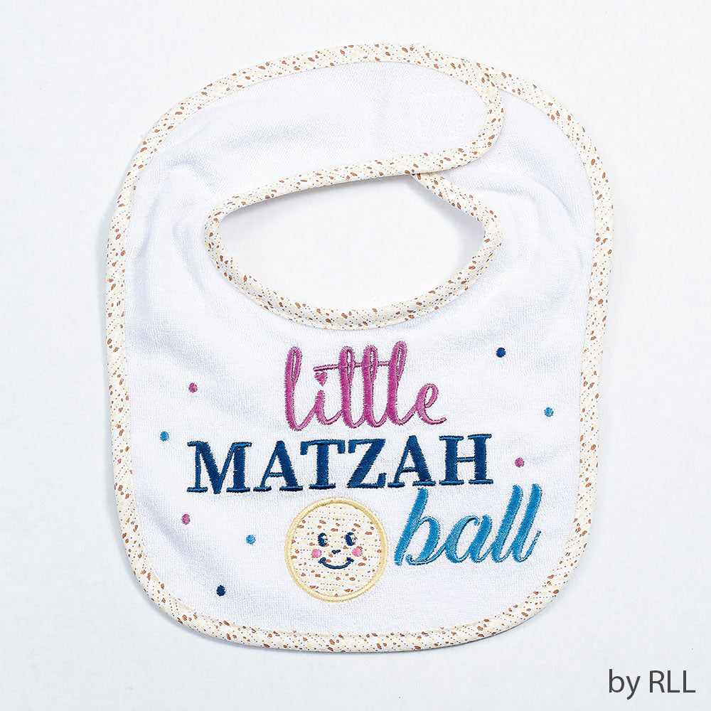 Little Matzah Ball Passover Bib
