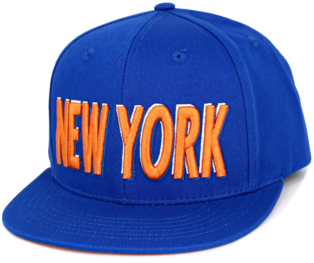 New York Kids Blue Snapback Hat