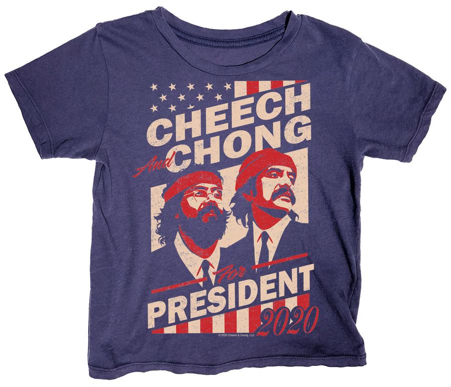 Rowdy Sprout Cheech & Chong for President Tee