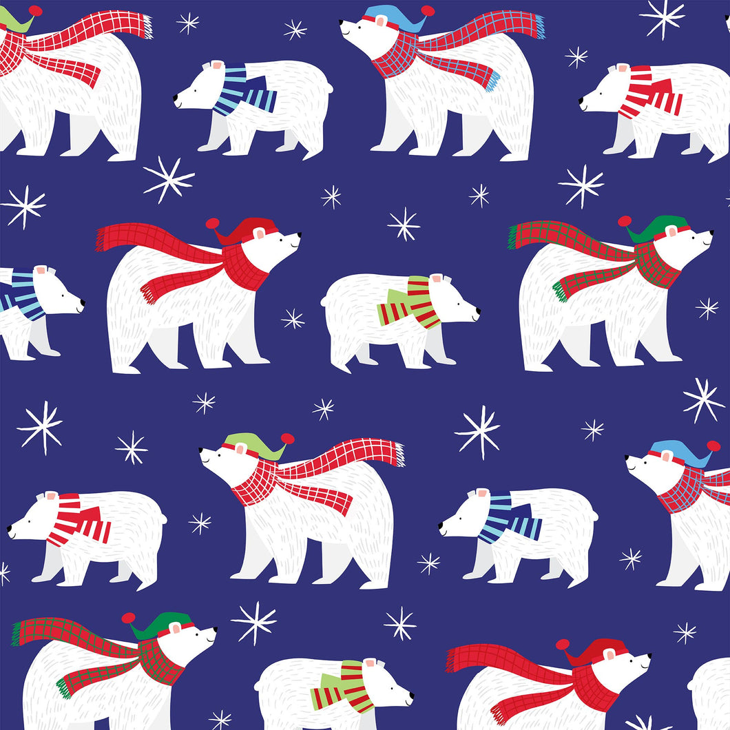 Polar Bear Jumbo Gift Wrap Roll