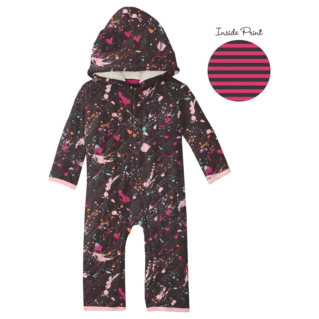 Calypso Splatter Paint Sherpa Lined Hoodie