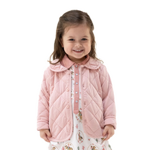 Load image into Gallery viewer, Solid Mellow Rose Quilted Jacket
