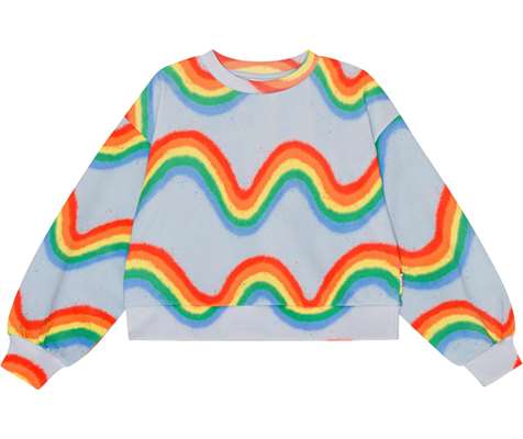 Rainbow Waves Miki Sweatshirt