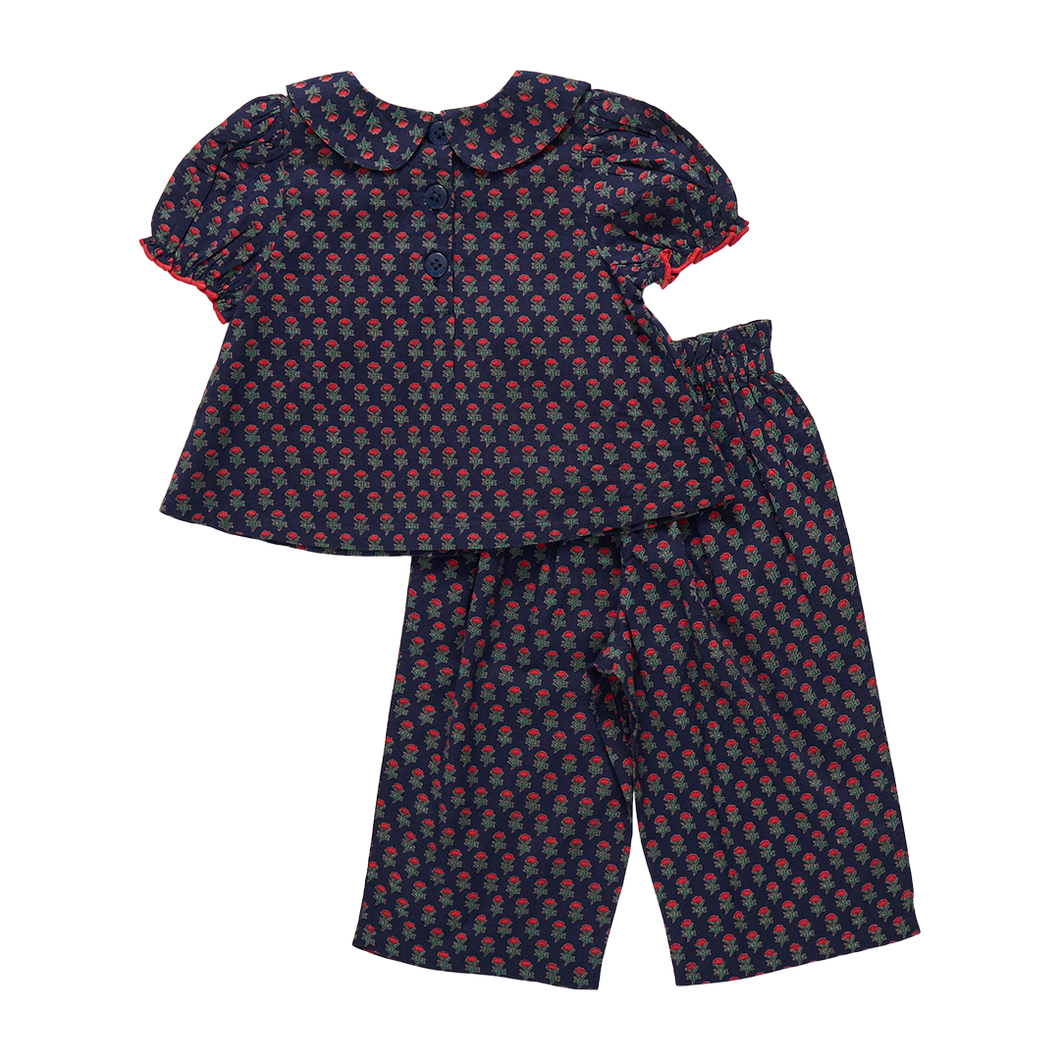 Navy Carnation Baby Dawson 2 Piece Set