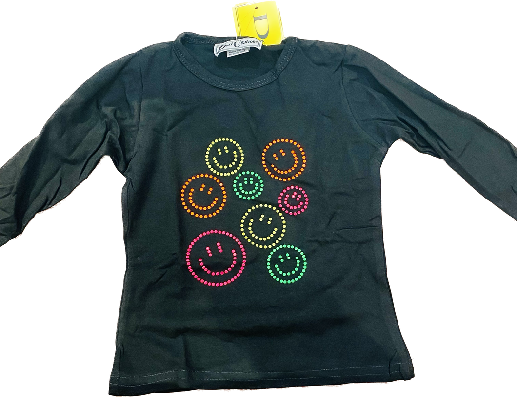 Multi Smiley LS Tee