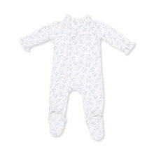 Load image into Gallery viewer, Rosie Briar Kimono Ruffle Snap Footie
