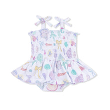 Load image into Gallery viewer, Beach Days Smocked Bubble with Skirt
