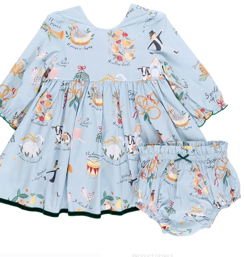 12 Days of Christmas Baby Amma Dress