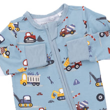 Load image into Gallery viewer, Crayon Construction 2 Way Zipper Romper
