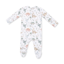 Load image into Gallery viewer, Sweet Baby Dinos 2 Way Zipper Footie

