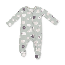 Load image into Gallery viewer, Black Sheep 2 Way Zipper Footie
