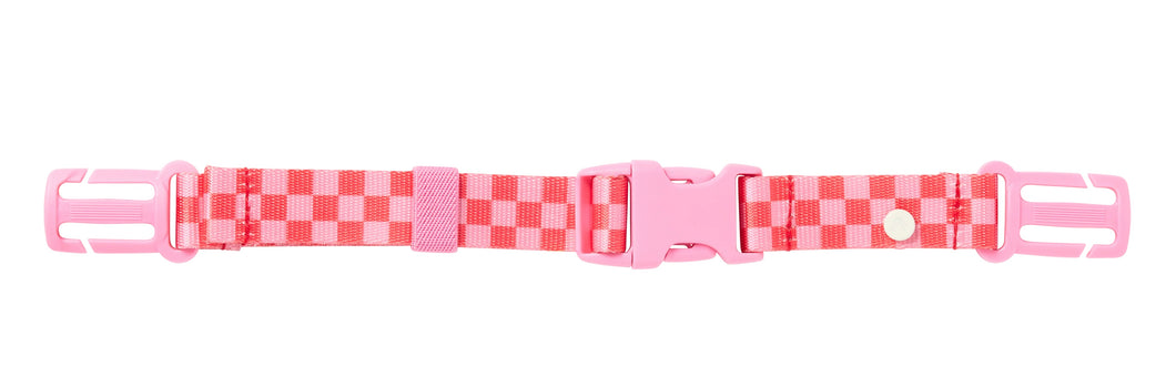 Strawberry Check Detachable Chest Strap