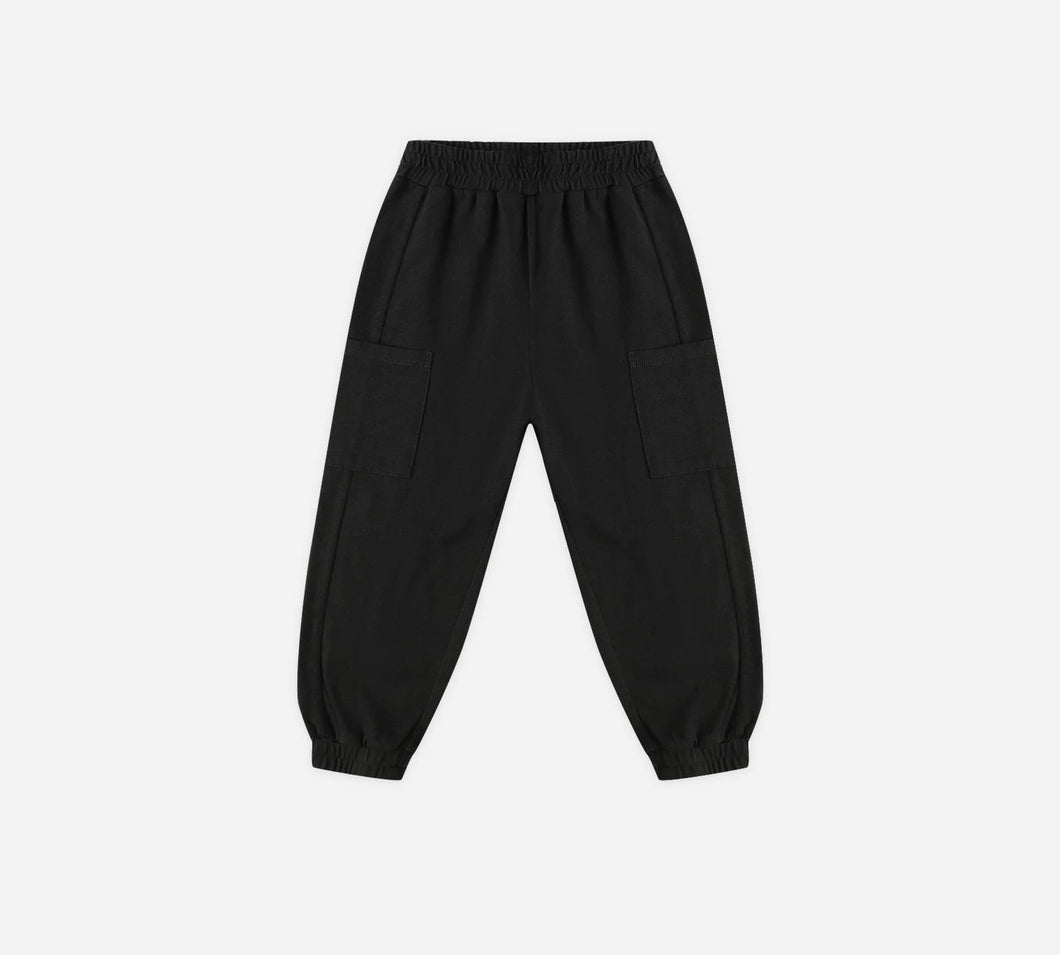 Black Cargo Jogger