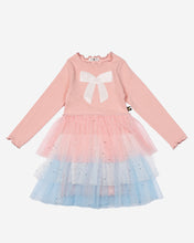 Load image into Gallery viewer, Bow 3 Layered Tutu Dress
