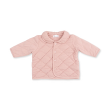Load image into Gallery viewer, Solid Mellow Rose Quilted Jacket
