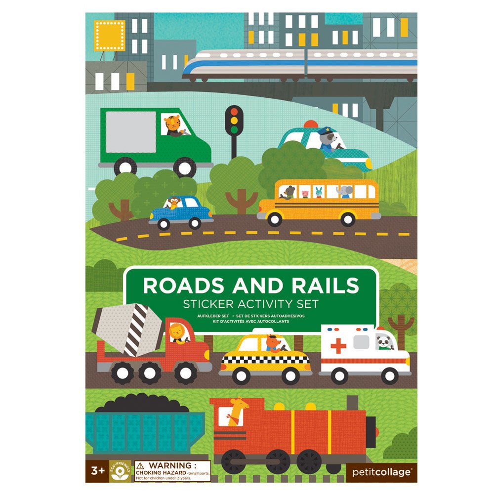 Roads & Rails Sticker Activity Book