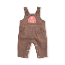 Load image into Gallery viewer, Little Farm Chocolate Malt Overall
