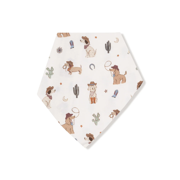 Cowboy Dogs Bandana Bib