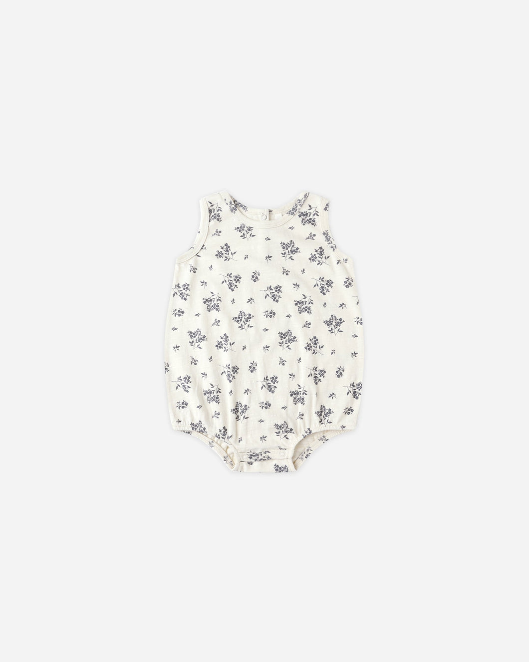 Blue Floral Bubble Onesie