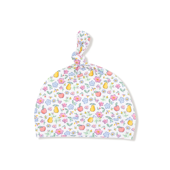 Fall Fruit Floral Knotted Hat