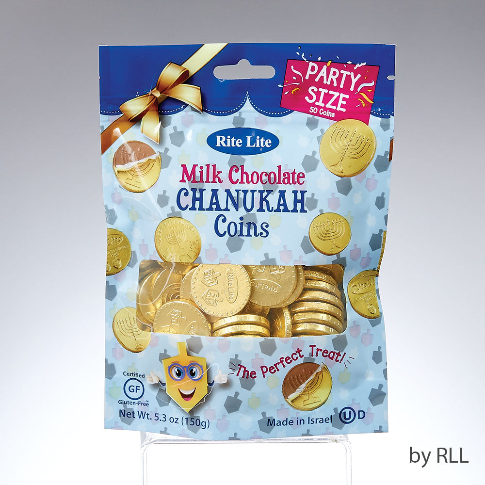 Chanukkah Gelt - Milk Chocolate - Party Size
