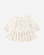 Load image into Gallery viewer, Floral Vine Tiered Jersey Dress
