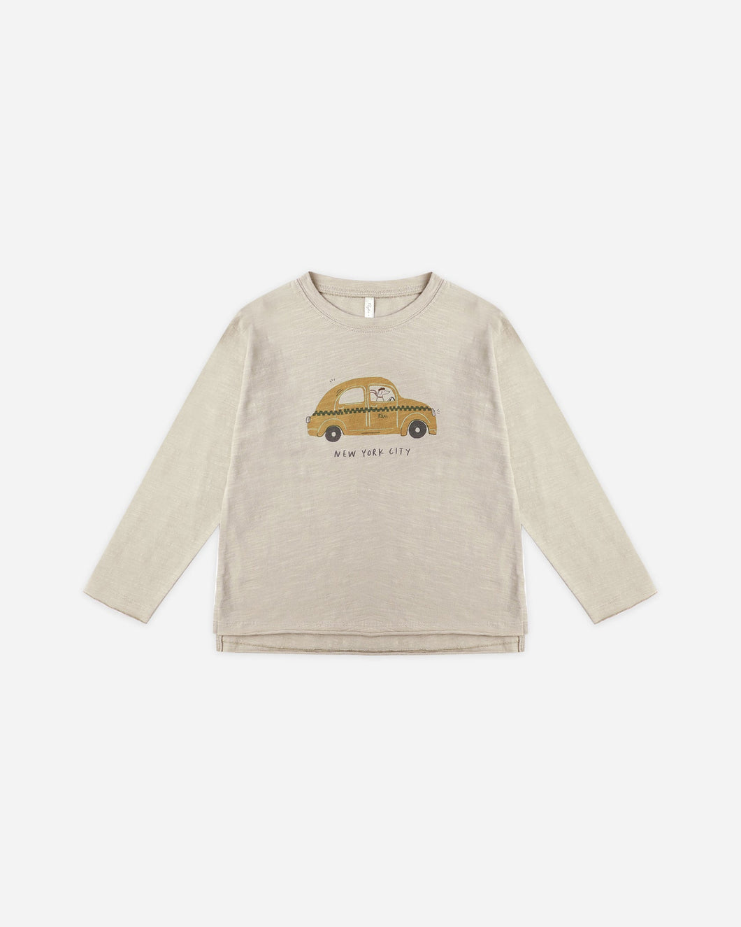 Taxi Raw Edge Long Sleeve Tee