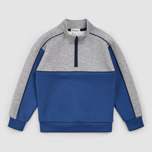 Load image into Gallery viewer, Heather Grey L/S Half Zip Sweatshirt and Pant
