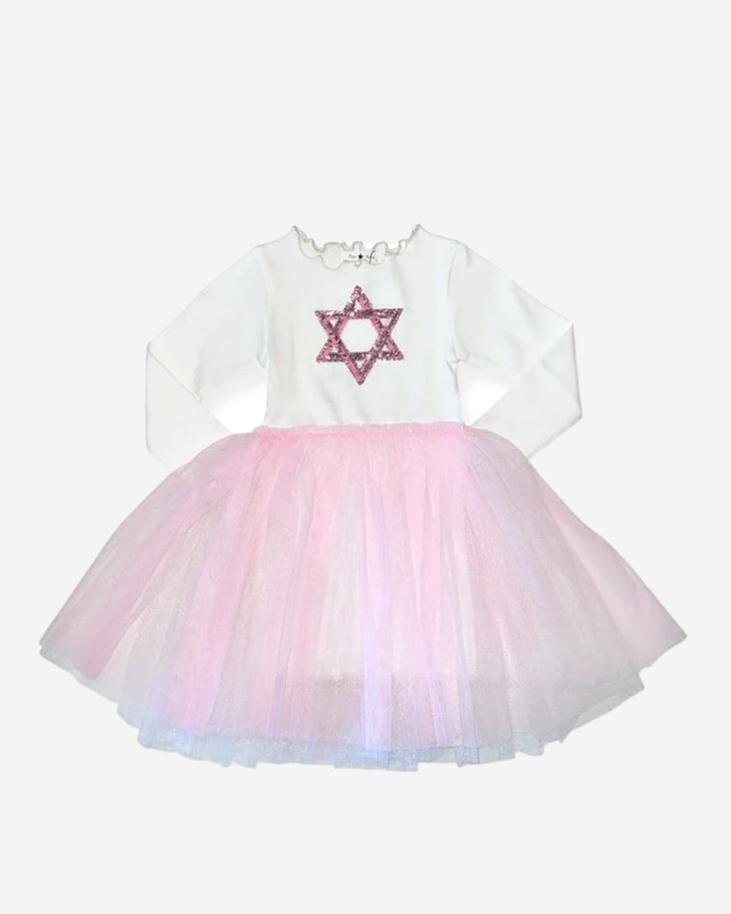 Pink Star of David Tutu Dress