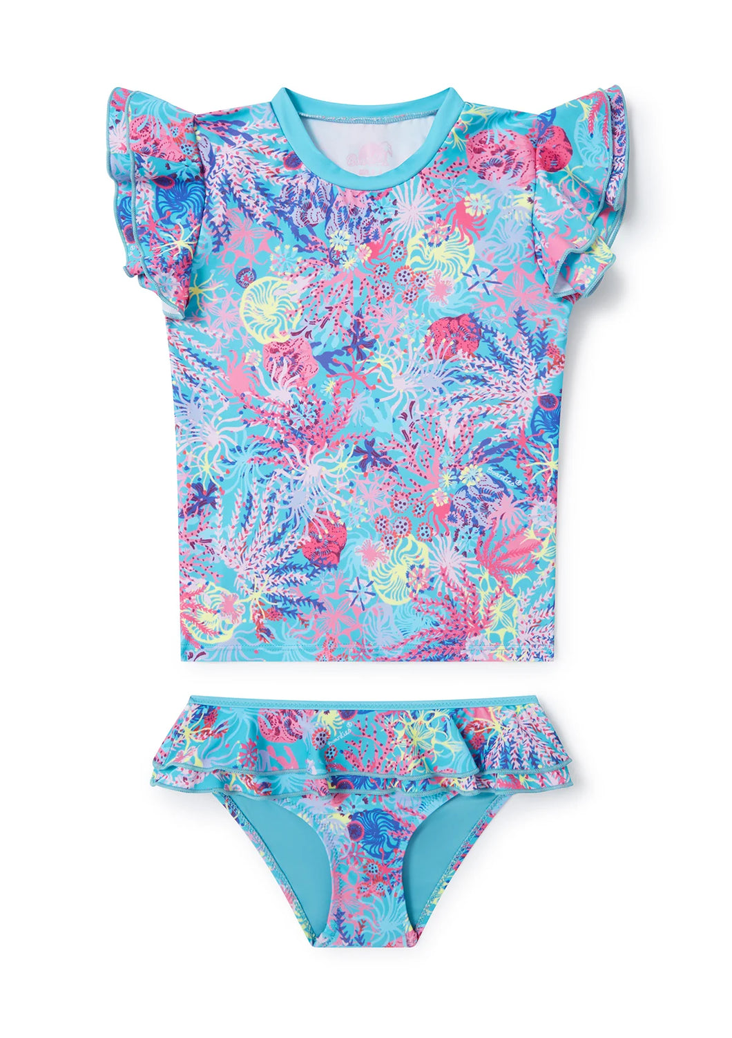 Coral Girls Rashie Set