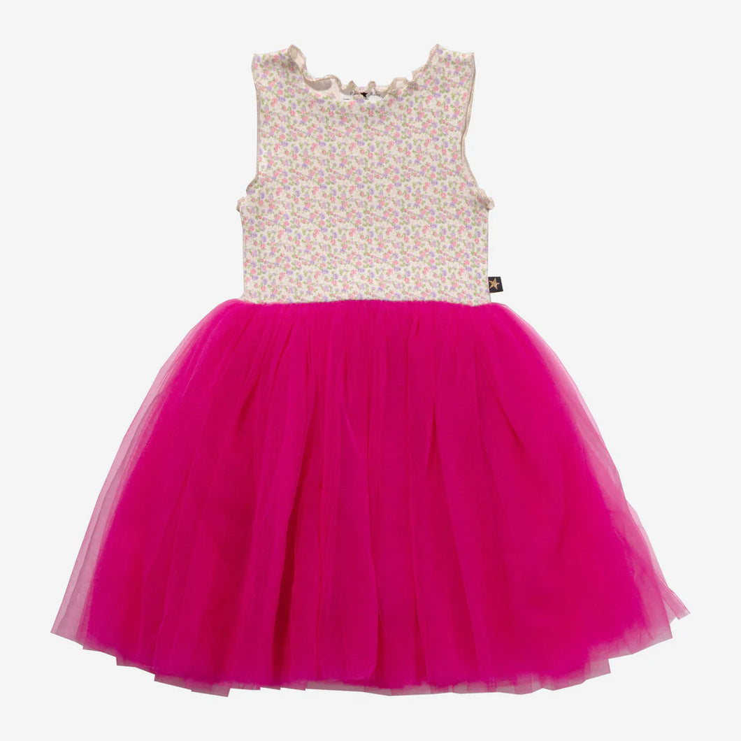 Vintage Flower Tutu Dress
