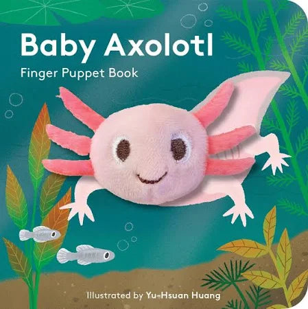 Baby Axoloti Finger Puppet Book