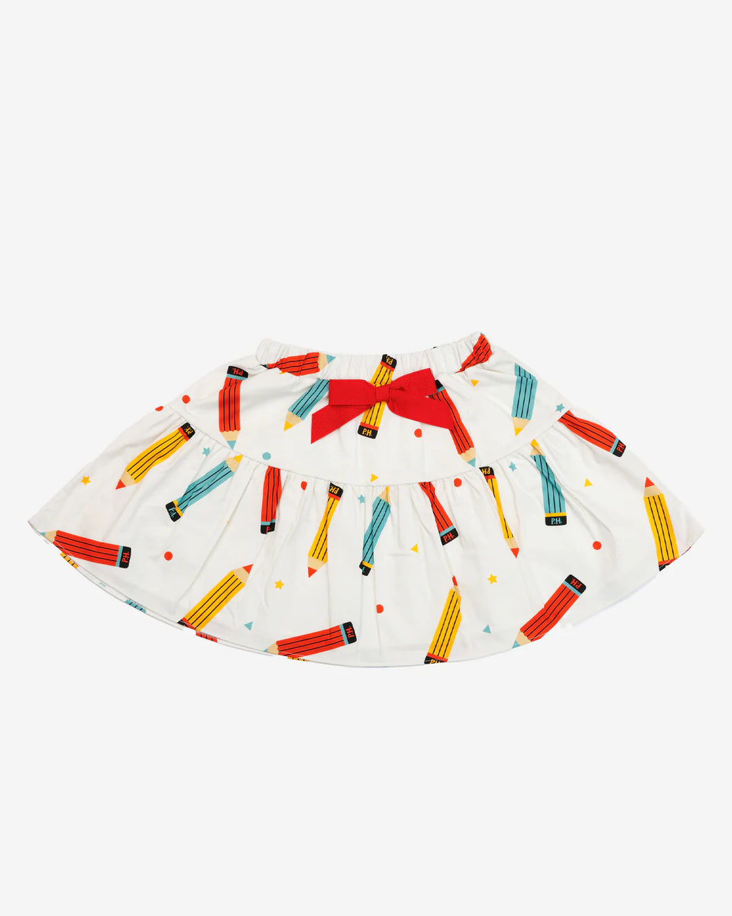 Pencil Printed Balloon Skirt