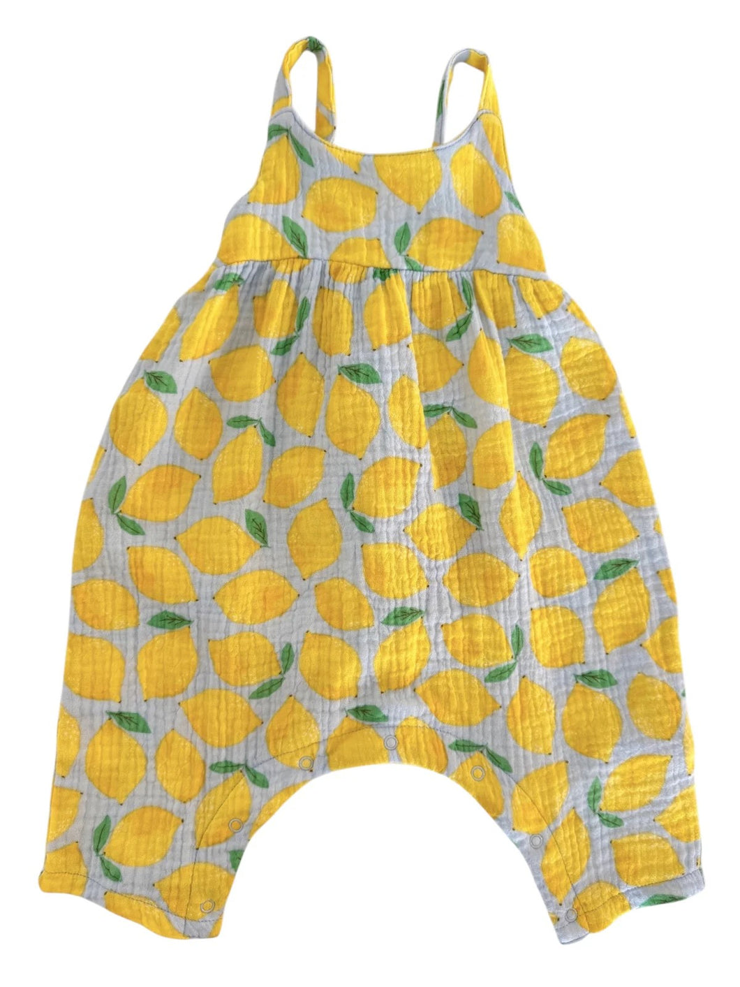 Sunny Lemons Tie Back Romper