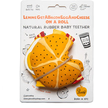 Load image into Gallery viewer, LemmeGetABaconEggAndCheese Teether
