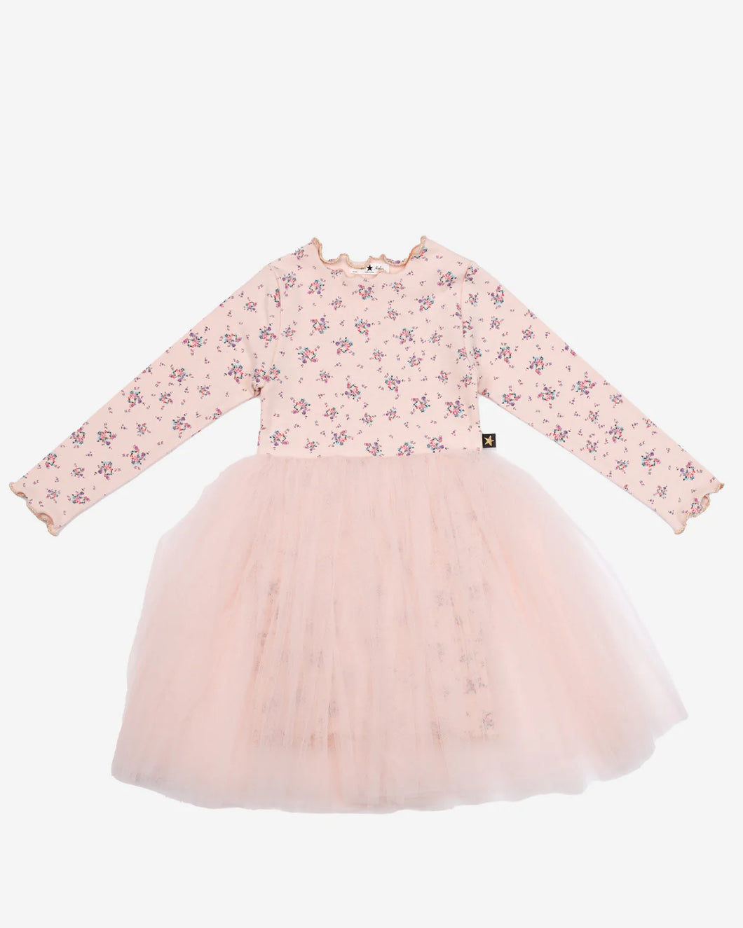 Cara Pink M Vintage Flower Tutu Dress