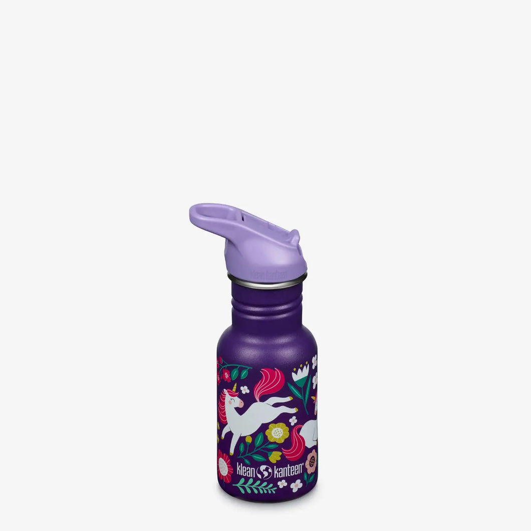 Leaping Unicorns 12oz Classic Kids Water Bottle