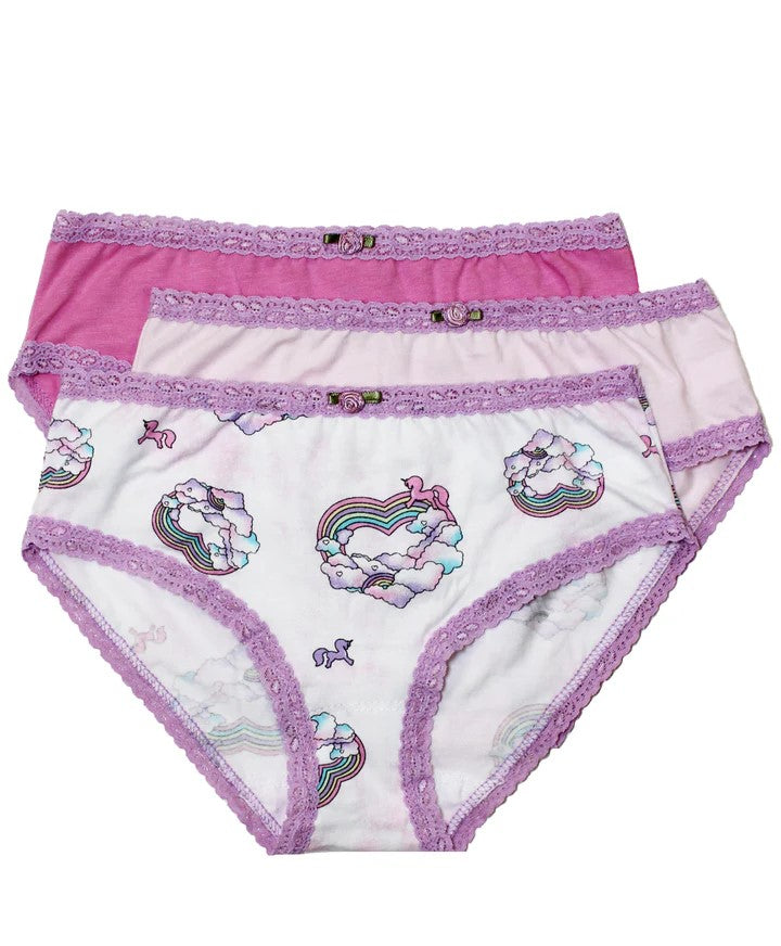 Unicorn Love 3 Panty Pack