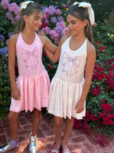 Load image into Gallery viewer, Crystal Bow Bubble Dress
