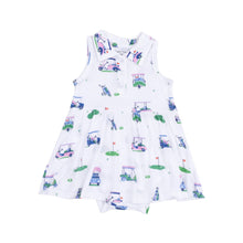 Load image into Gallery viewer, Vintage Golf Carts - Pink Polo Collar Bodysuit Dress
