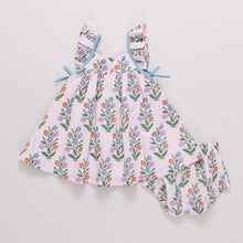 Load image into Gallery viewer, Pink Dewdrop Print Ailee Dress Set
