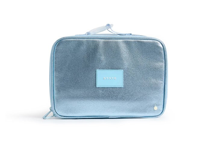 Blue Metallic Rodgers Lunch Box