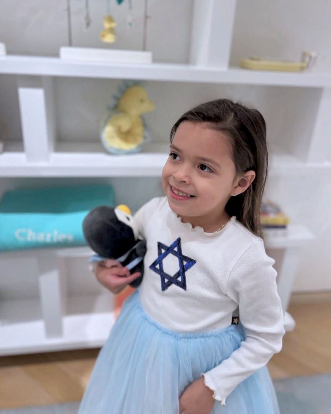 Blue Star of David Tutu Dress