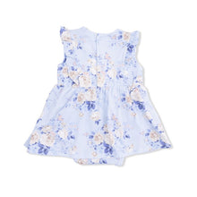 Load image into Gallery viewer, Ashley Rose Floral Ruffle Bodysuit Dress
