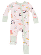 Load image into Gallery viewer, Sushi Pink 2 Way Zipper Romper
