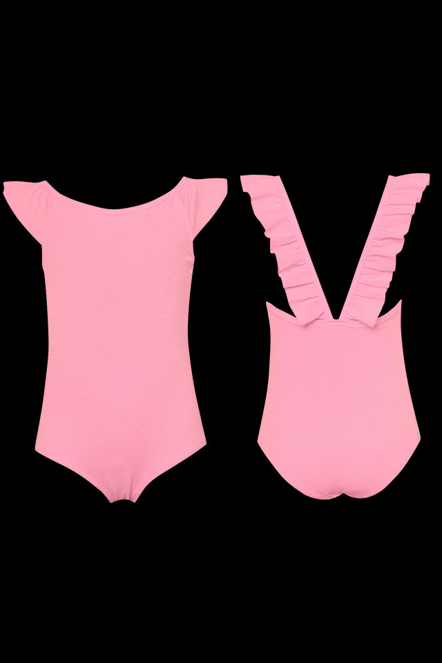Waves Rosado Mile One Piece Swimsuit