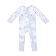 Load image into Gallery viewer, Airplane Stripe Convertible Romper

