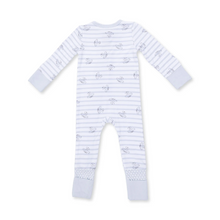 Load image into Gallery viewer, Airplane Stripe Convertible Romper
