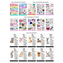 Load image into Gallery viewer, Pet Sticker Stylist Compact Sketch Portfolio
