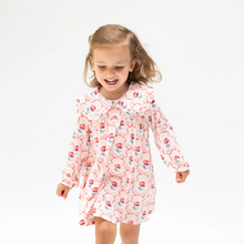 Load image into Gallery viewer, Leslie Rose Sofia Dress with Oversized Collar and Bloomer
